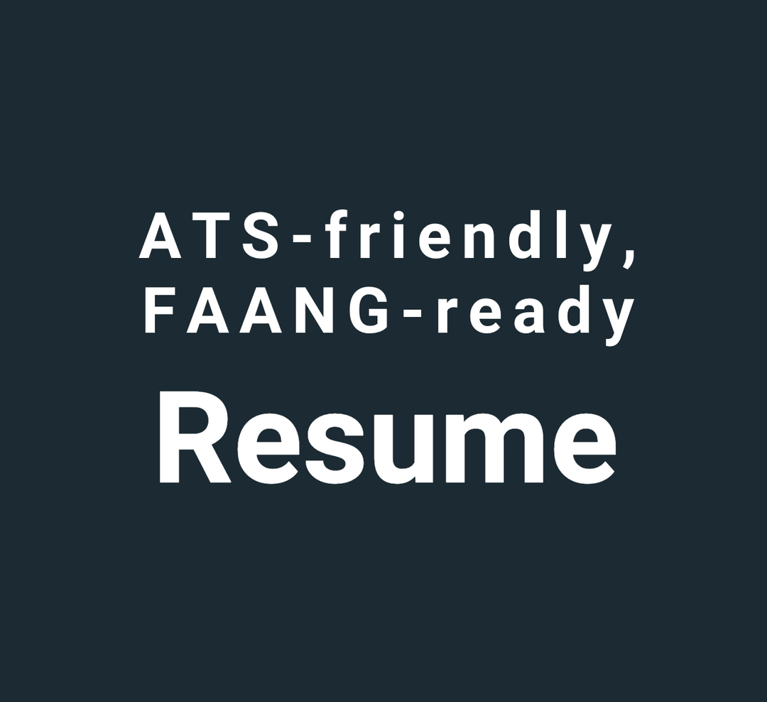 Master The Art Of Crafting An ATS Friendly FAANG Ready Software